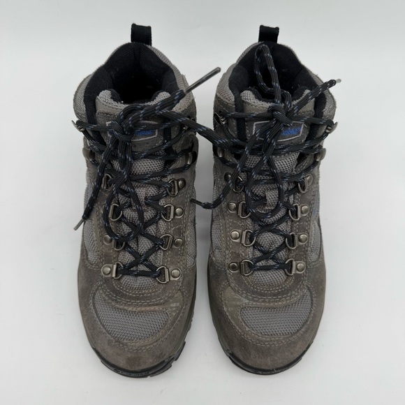 Columbia Hilltop Ridge Gray Lace Up Hiking Boot Size 7 - Picture 5 of 13